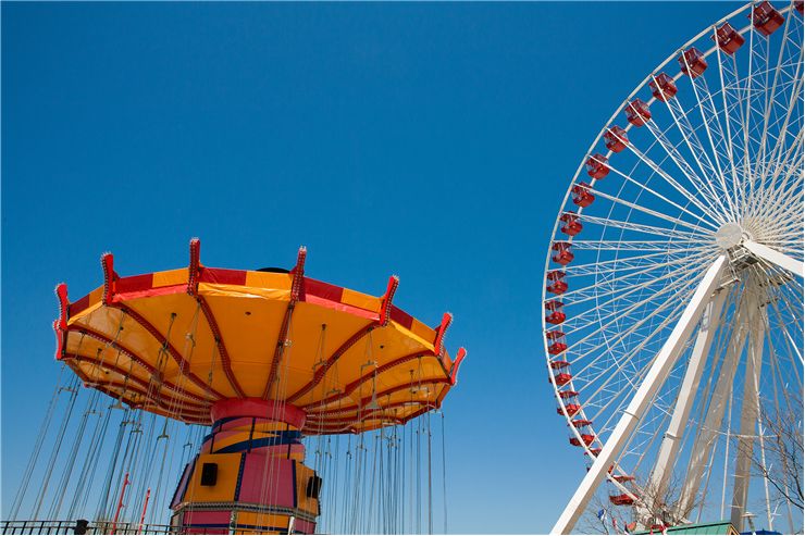 Picture Of Amusement Rides At Navy Pier