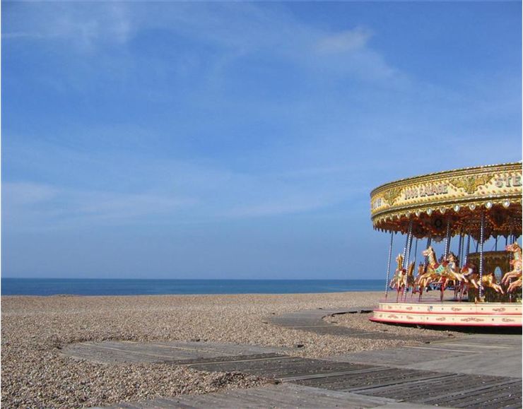 Picture Of Carousel On Brighton Beach