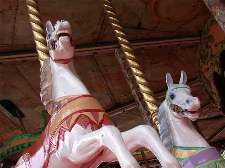Picture Of Decaying Carousel In Paris