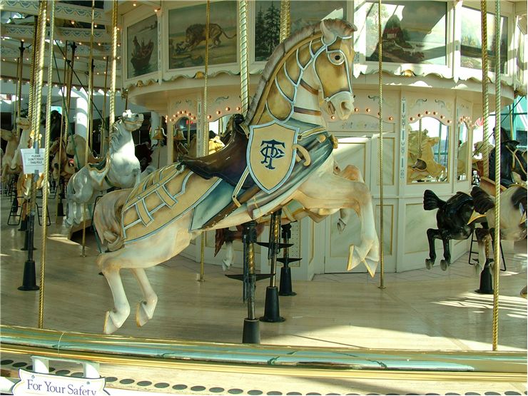 Picture Of Merry Round Carousel Horse